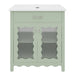 Modern Bathroom Vanity With Tempered Glass Doors