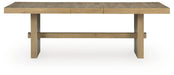 Lasinger - Rectangular Dining Room Extension Table - Light Brown