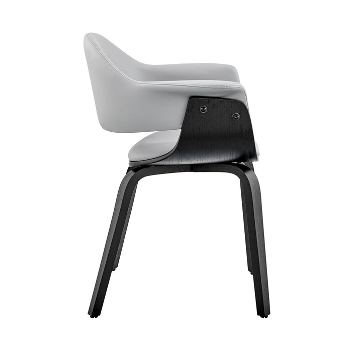 Adalyn - Dining Room Accent Chair With Black Frame