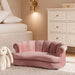 Halle - Rolled Arm Dog Bed - Pink