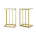 Modern Glam C - Shape End Table