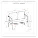 Palmetto - Outdoor Sofa - Stone Gray