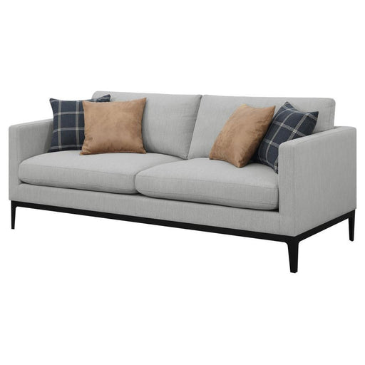 Apperson - Cushioned Back Sofa - Light Gray Sacramento Furniture Store Furniture store in Sacramento