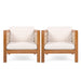 Outdoor Club Chair & Rope Arm And Cushions