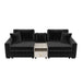 Modular Sofa Couch With Storage Armrest And Center Console