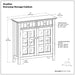 Acadian - Handcrafted Entryway Storage Cabinet