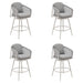 Rhodes - Outdoor Patio Swivel Counter Stool Set
