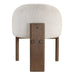 Ouida - Side Chair (Set of 2) - Beige Linen & Brown