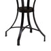 Winslow - 5-Piece Round Walnut Wood Tabletop Dining Table Set With Stools, Seats Up To 4 - Mushroom Brown / Black