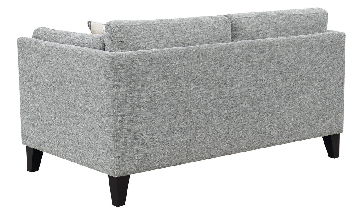 Loveseat - Gray - Wood