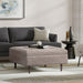 Shay - Large Square Coffee Table Storage Ottoman Mid-Century Style