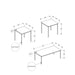 Table Set, Coffee, End, Contemporary, Modern (Set of 3)