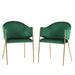 Modern Upholstered Dining Chair With Frame And