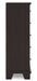 Covetown - Five Drawer Chest - Dark Brown