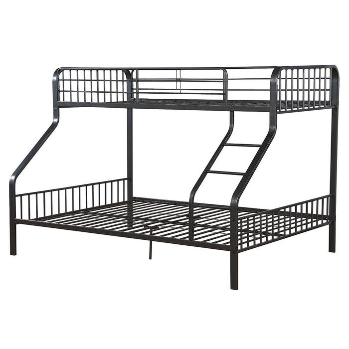 Caius - Twin Long/Queen Bunk Bed - Gunmetal