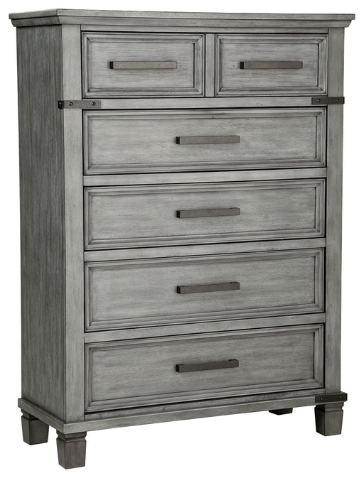 Russelyn - Gray - Five Drawer Chest Sacramento Furniture Store Furniture store in Sacramento