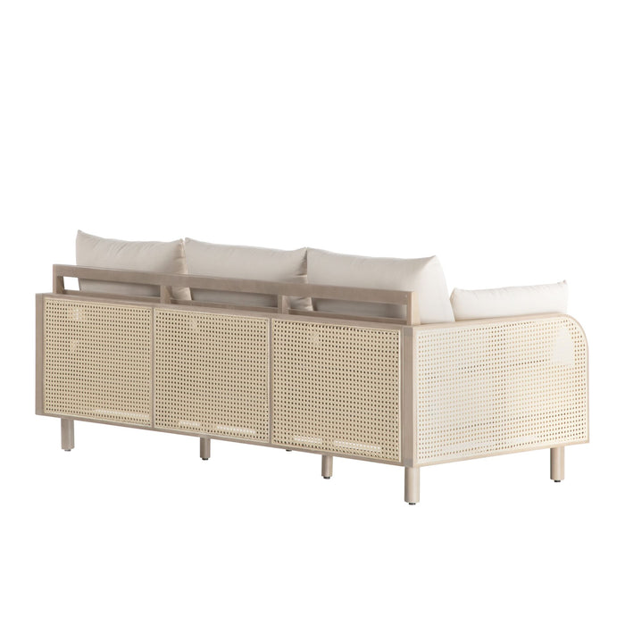 Wavefront - 4-Piece Outdoor Conversation Set With Cushions