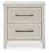 Darbonton - Two Drawer Night Stand - Dove White