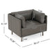 Vintage Modern Aesthetic Appeal Lounge Chair