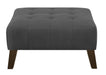 Square Ottoman - Gray