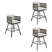 Alegria - Outdoor Patio Swivel Counter Stool Set