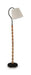 Corinwell - Wood Floor Lamp - Brown / Black
