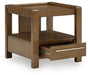Marxmore - Square End Table - Brown