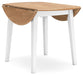 Gesthaven - Round Dining Room Drop Leaf Table Set