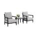Outdoor Patio Furniture, Chat Set, Sunbrella Cushions And Side Table