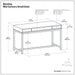 Banting - Small Desk - Walnut Brown