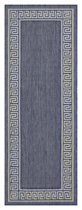 Sunshine - 5'3" X 7'3" Polypropylene Indoor, Outdoor Area Rug - Blue