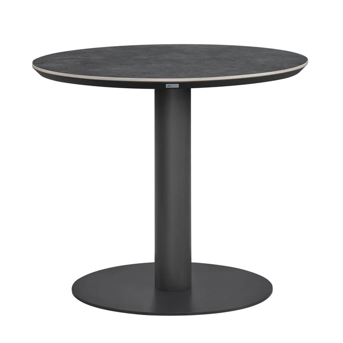 Clarke - Round Outdoor Bar Table - Black