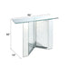 Nysa - 45" X 32" Console Table - Mirrored & Faux Crystals