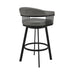 Bronson - Swivel Bar Stool - Black Finish