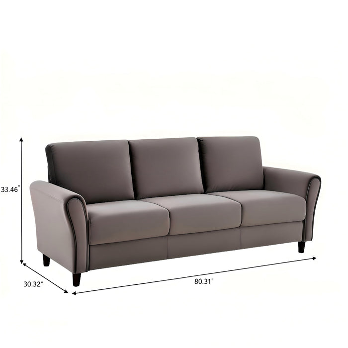 Patricia - Curved Arm 3 Seater Sofa