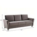 Patricia - Curved Arm 3 Seater Sofa