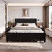 Fluted Platform Bed Frame, No Box Spring Needed