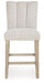 Larawyn - Upholstered Barstool (Set of 2) - Bisque