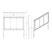 Melissa - 5 Piece Storage Bedroom Set With Padded Headboard