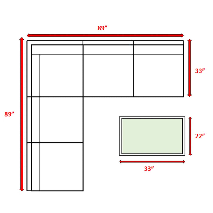 Comfortable Modern Patio Rattan Sectional Set With Cushions