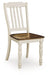 Wirloni - Dining Room Side Chair (Set of 2) - Antique White / Brown