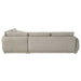 Jonina - Sectional Sofa With 4 Pillows - Beige Chenille