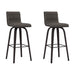 Vienna - 30" Swivel Bar Stool - Black Wood
