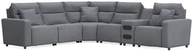 Modmax II - Reclining Sectional - Salt And Pepper