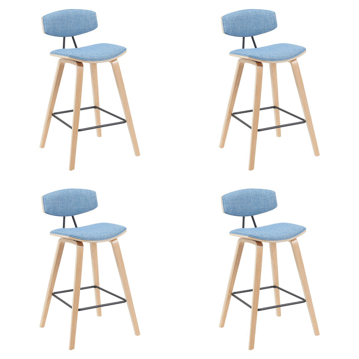 Fox - Swivel Counter Height Stool - Light Brown