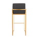Fuji - Contemporary Design High Back Barstool