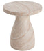 Outdoor / Indoor Travertine Side Table Lightweight