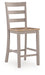 Harperfeld - Barstool (Set of 2) - Natural / Gray