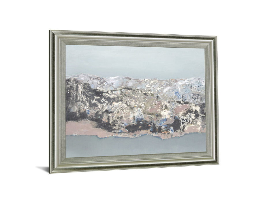 Frosted Divide - 28" x 34" Framed Wall Art