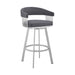Bronson - Faux Leather Metal Bar Stool